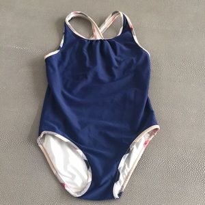 Burberry girls one piece swimwear
